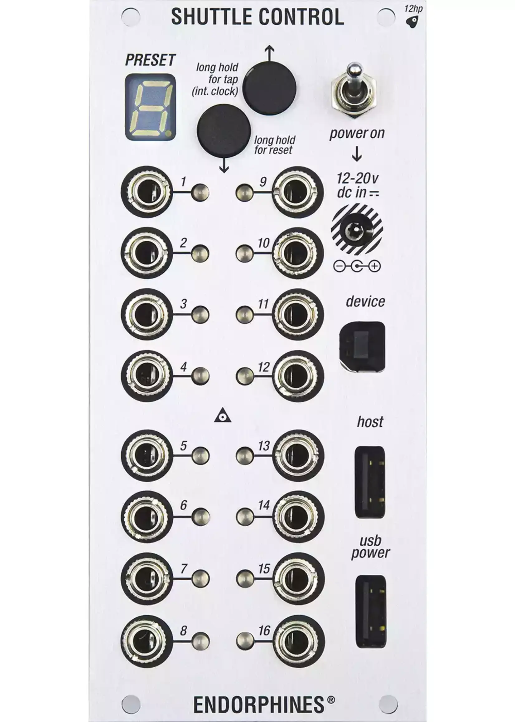 Endorphin.es Shuttle Control Silver