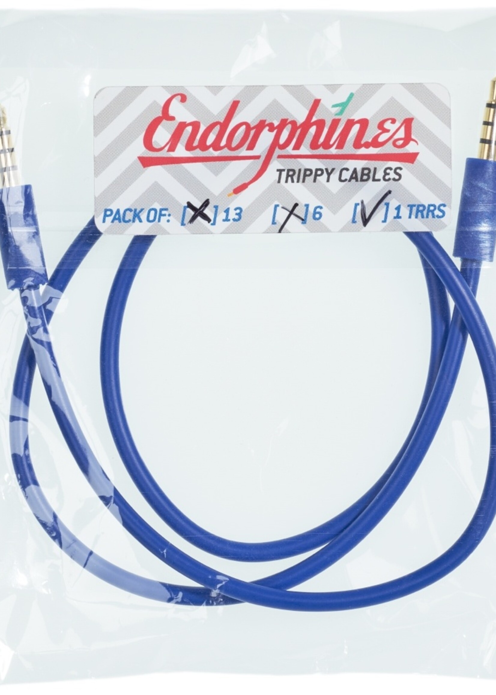 Endorphin.es Trippy Cables 16 Cables blue, 60cm