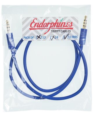 Endorphin.es Trippy Cables 16 Cables blue, 60cm
