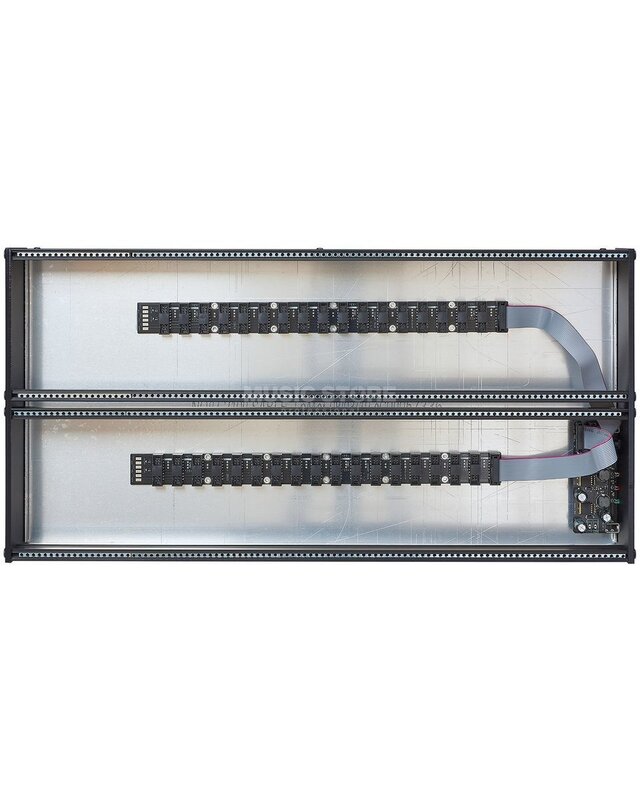 Eowave 6U black 2x 104TE incl. PSU