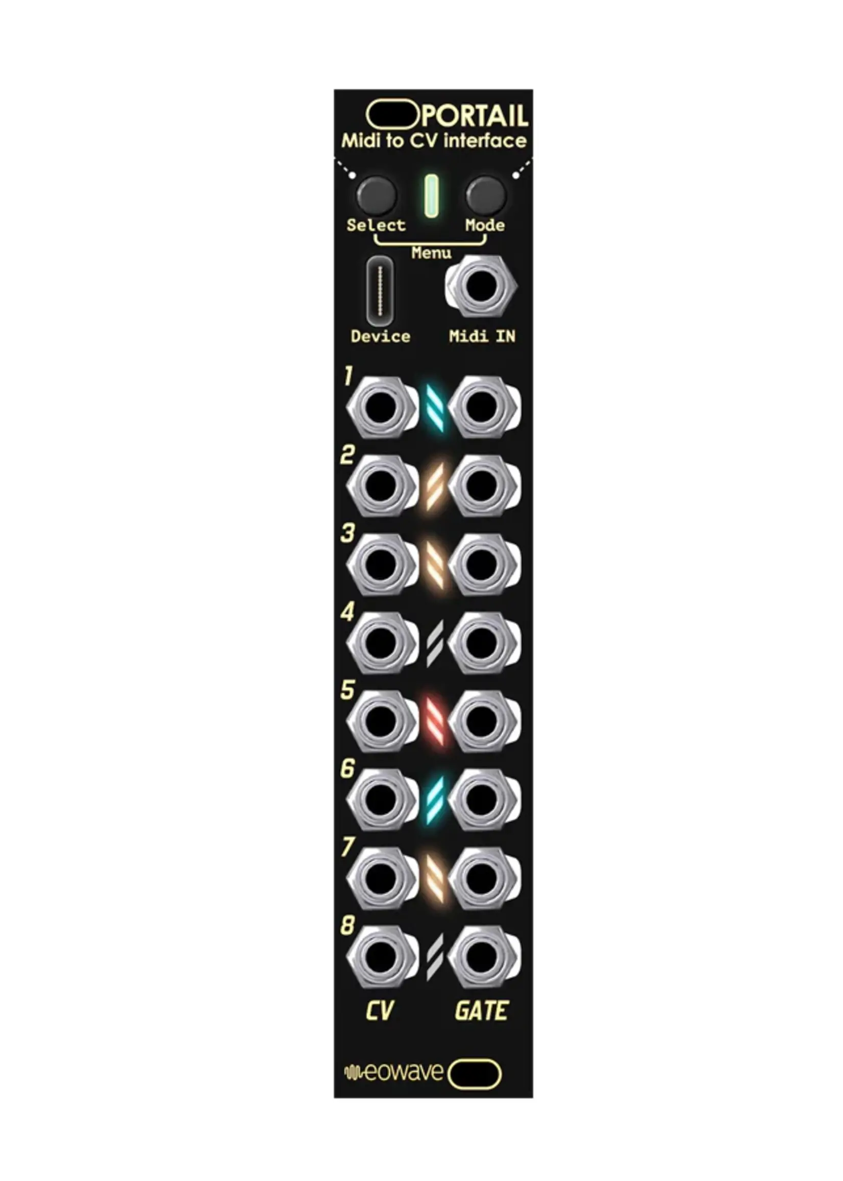 Eowave Portail midi/cv interface