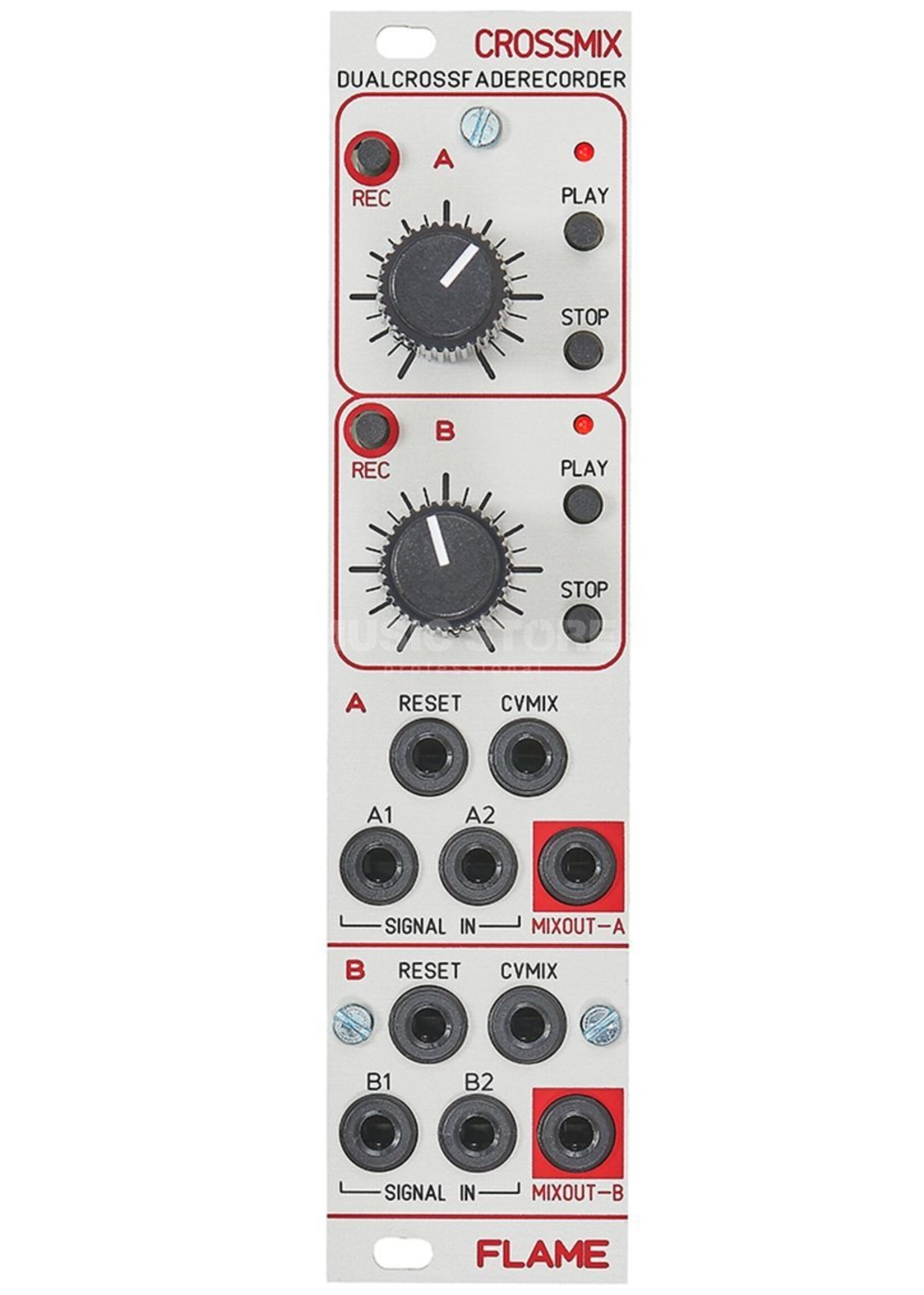 Flame "CROSSMIX" Dual Crossfader Rekorder