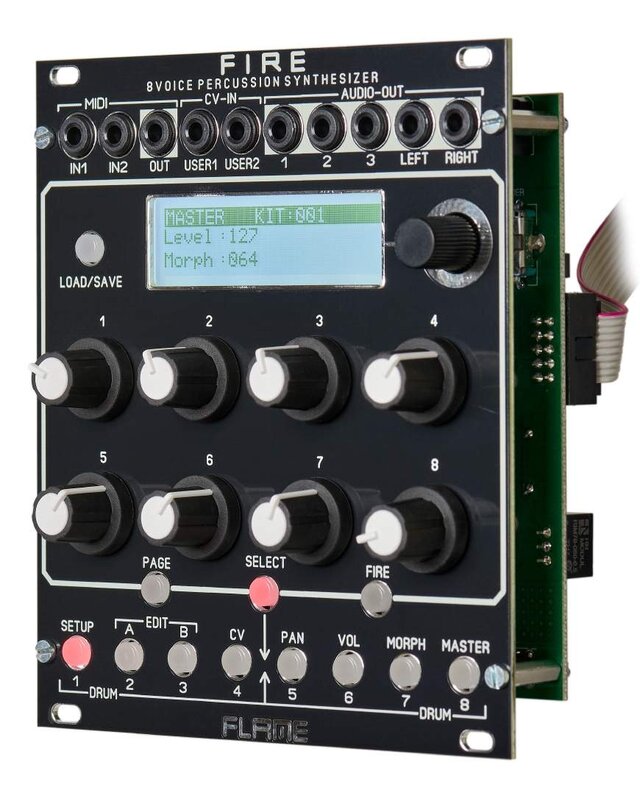 Flame Fire Drum Synth Module