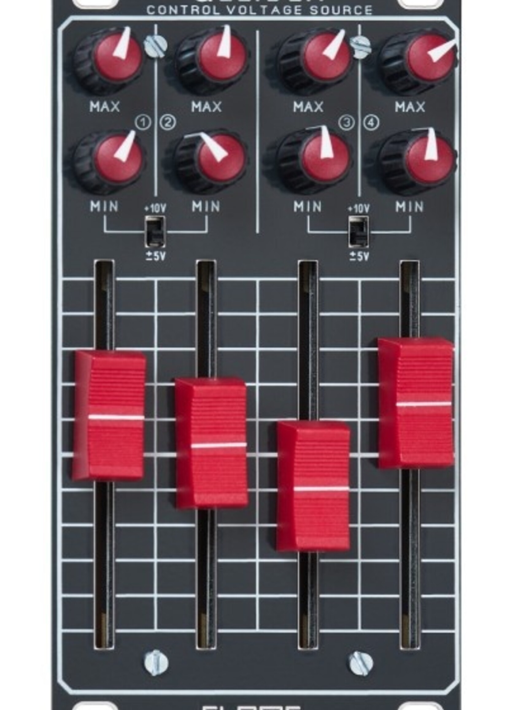 Flame QSLIDER Quad Control Voltage Source black