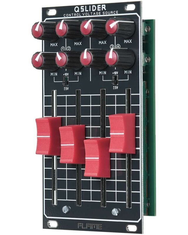 Flame QSLIDER Quad Control Voltage Source black