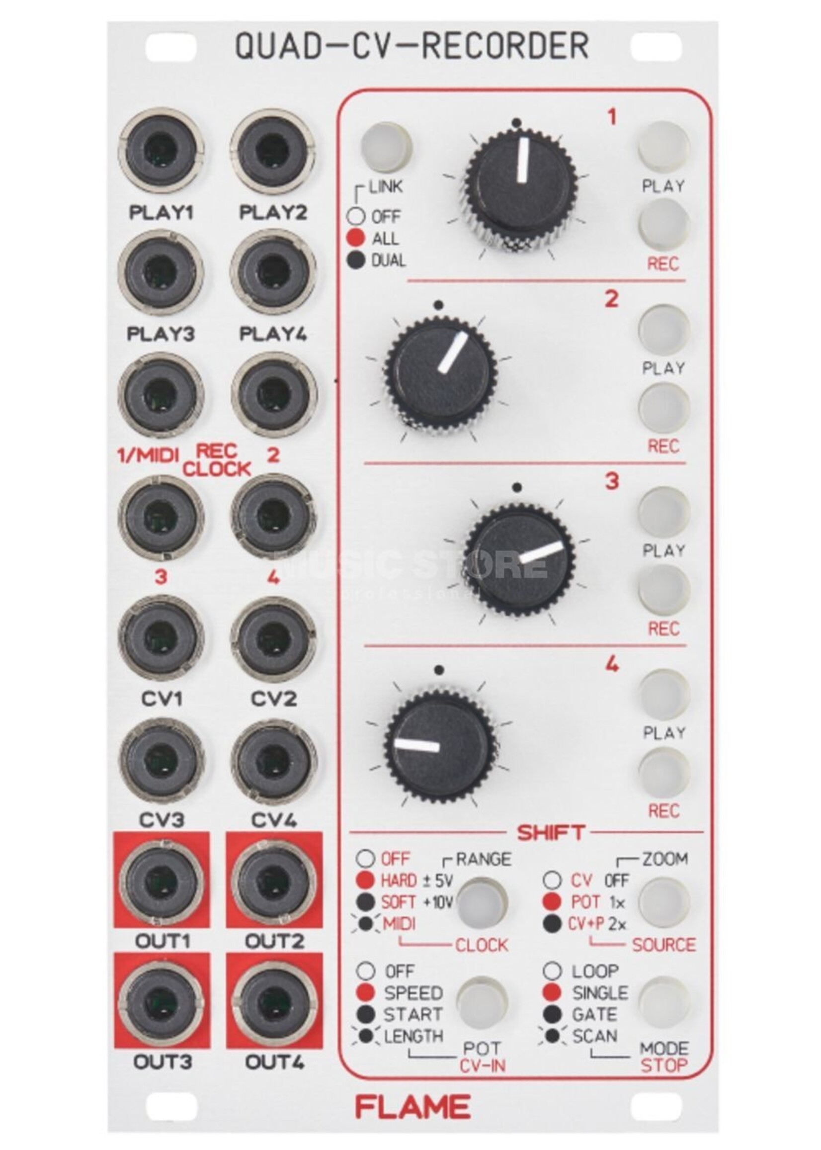 Flame Quad CV-Recorder