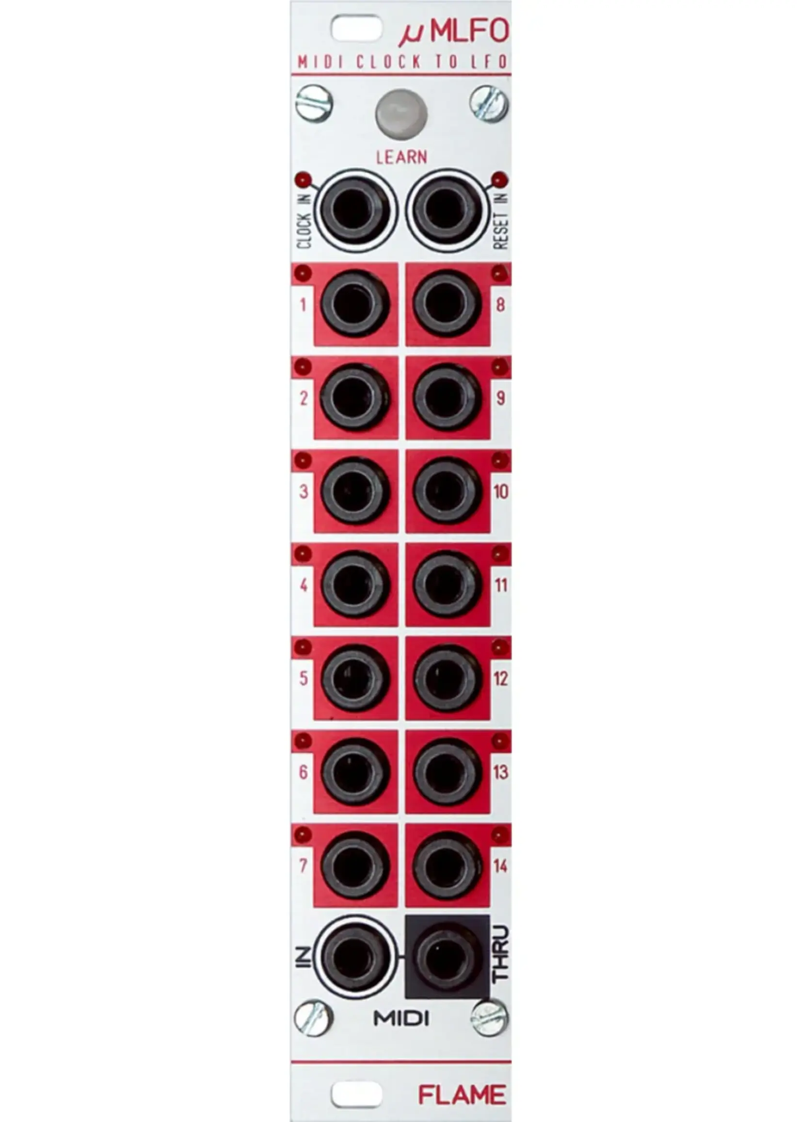 Flame uMLFO Midi Clock to LFO