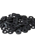 Frap Tools Black Plastic Washers pack 100 pcs