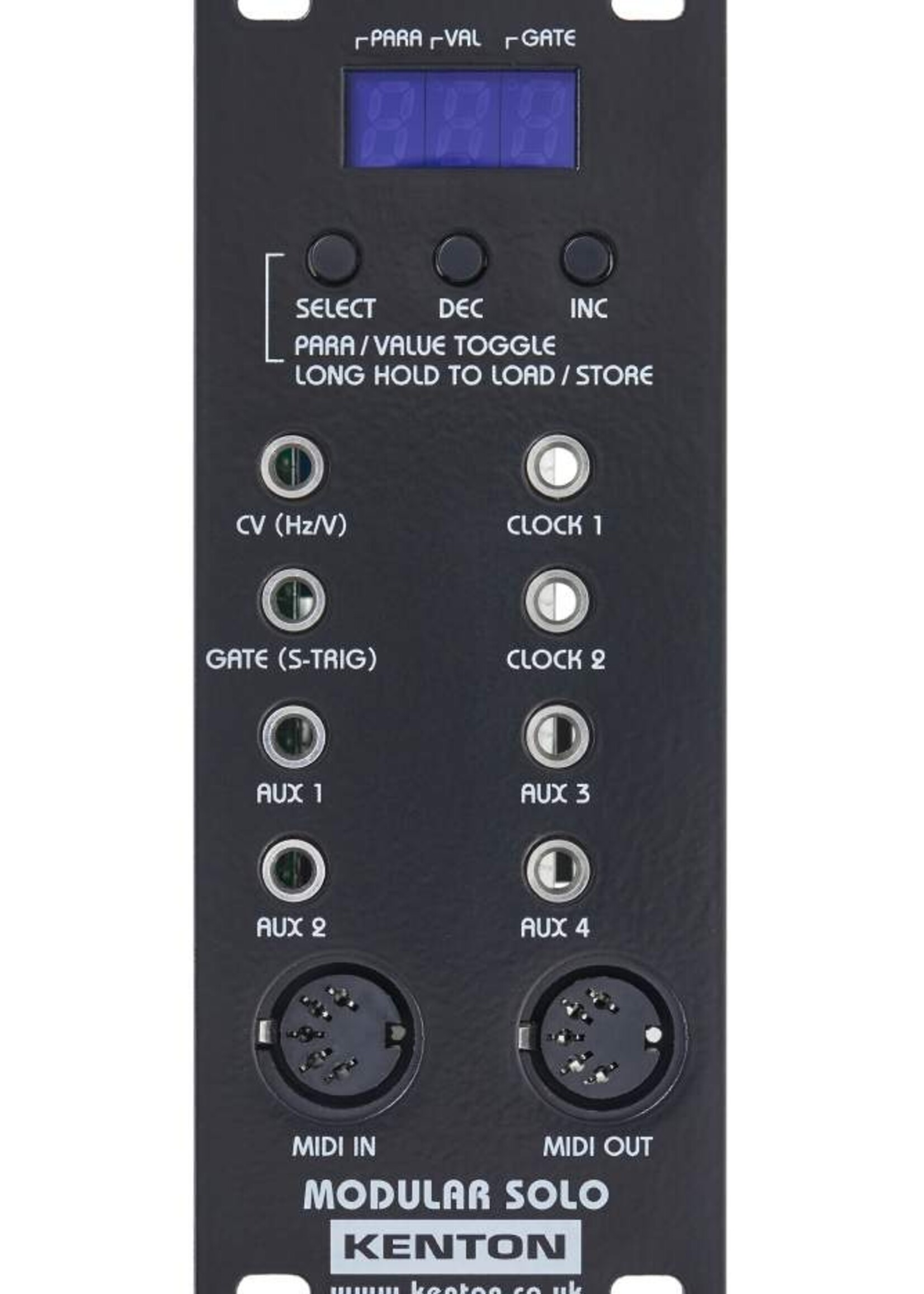Kenton Modular Solo MIDI-CV/ Gate Interface (Module) black