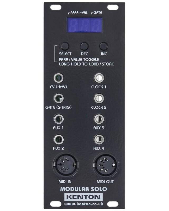 Kenton Modular Solo MIDI-CV/ Gate Interface (Module) black