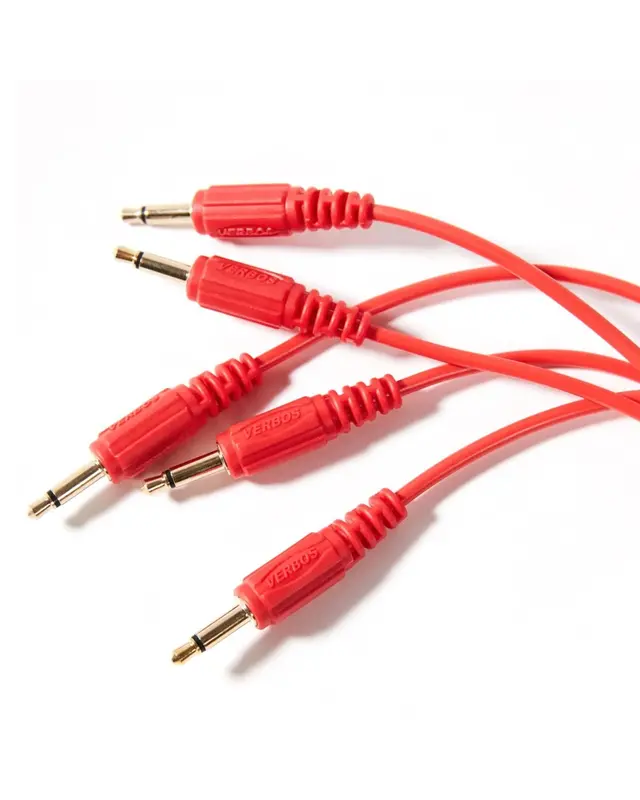 Verbos Electronics Cable 22cm (5-Pack), red