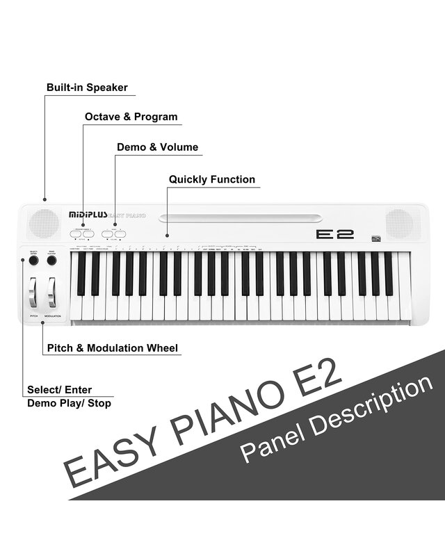Midiplus Easy Piano E2 Tracktion Ed.