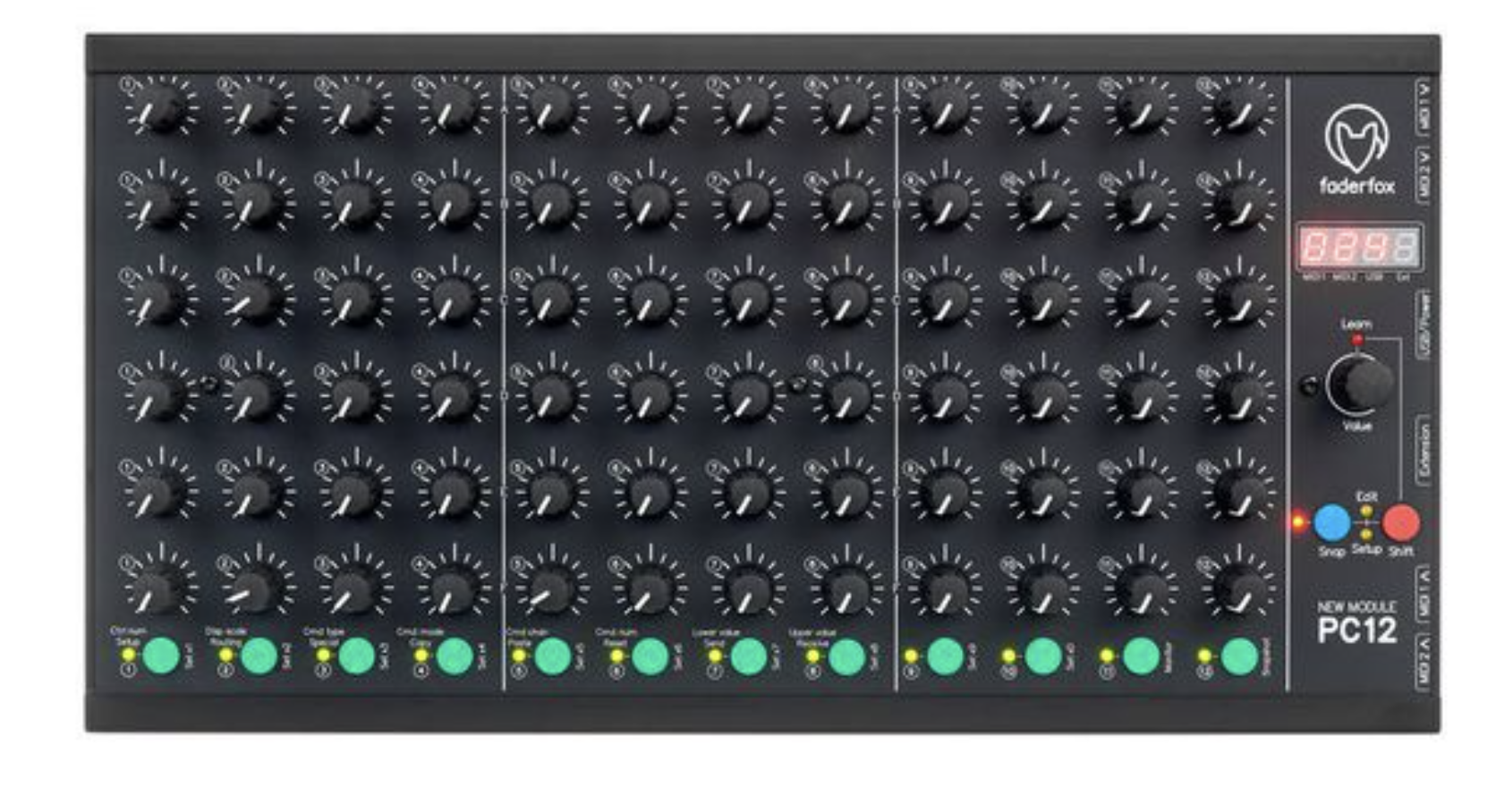 DTM・DAW Faderfox PC12 FaderFox PC-12 / The PERFECT Midi Controller for DAWLESS Set Ups