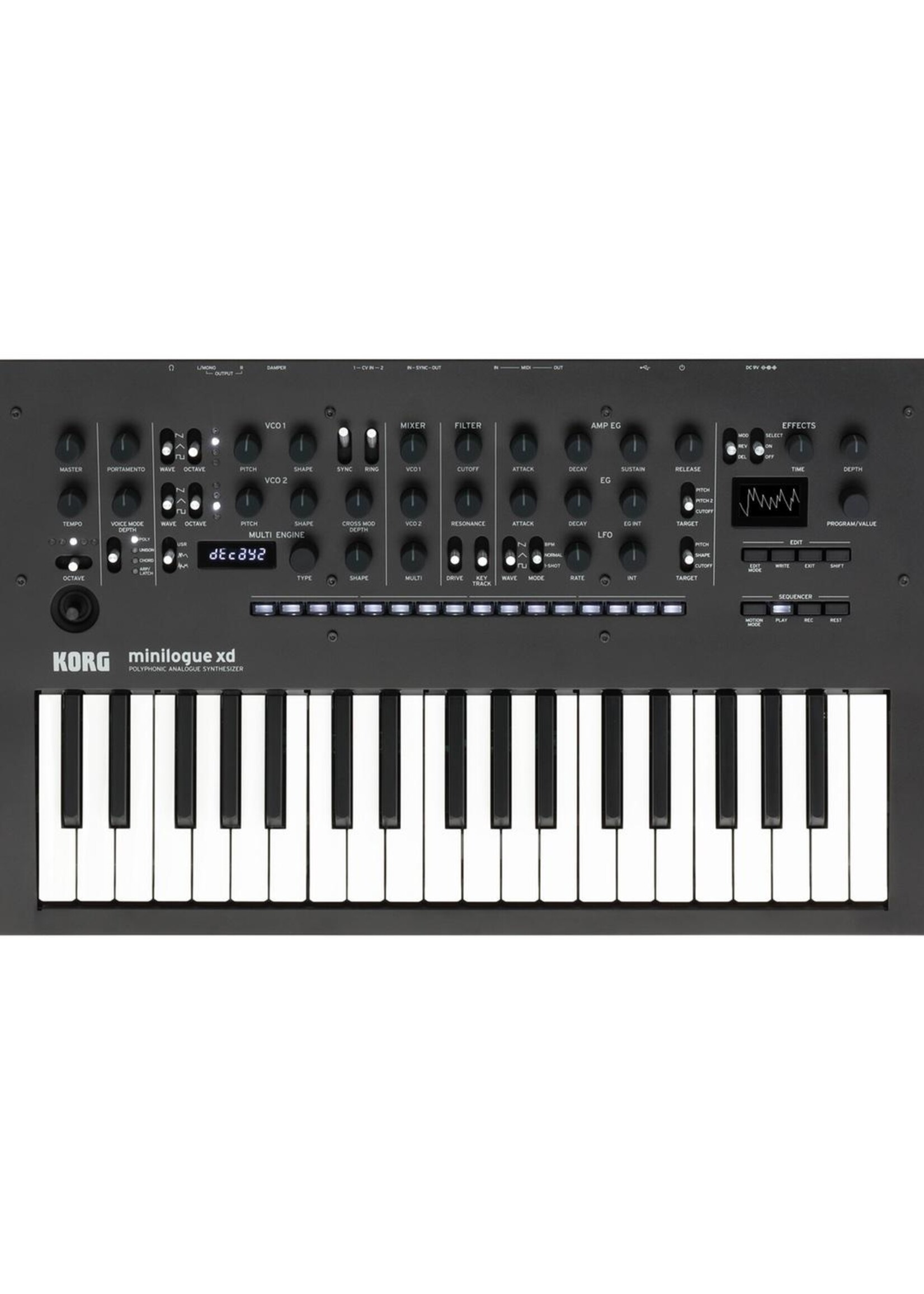 Korg Minilogue XD polyphonic analogue synthesizer