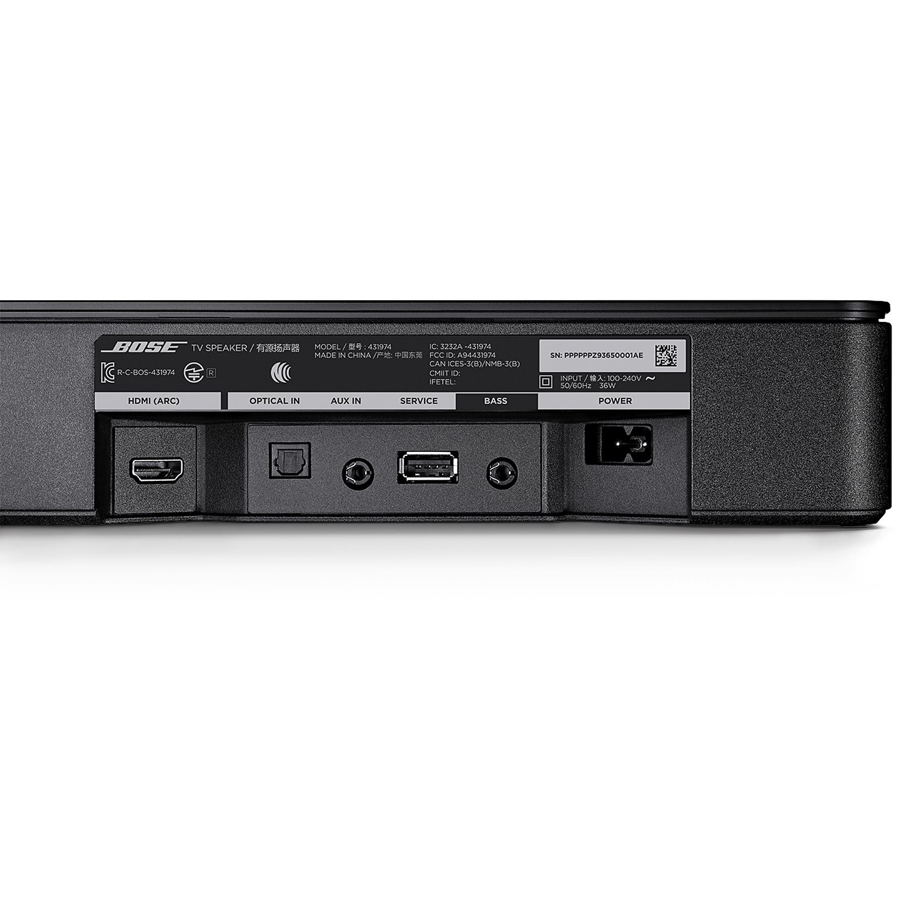 【新品未開封　保証書あり】BOSE TV SPEAKER 新品未開封 保証書あり】BOSE TV SPEAKER（本日みつけたお買い得