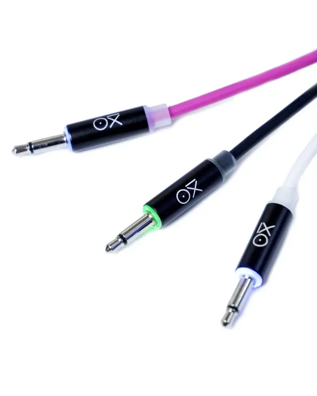 OXI Instruments GLOWS: LED Eurorack Patch Cables