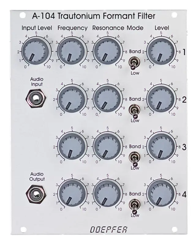 Doepfer A-104 Quad Resonance Filter