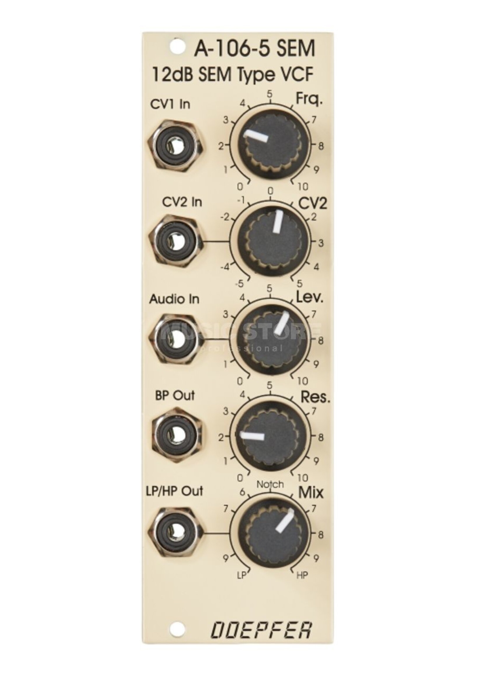 Doepfer A-106-5 12dB SEM Filter Special Edition creme