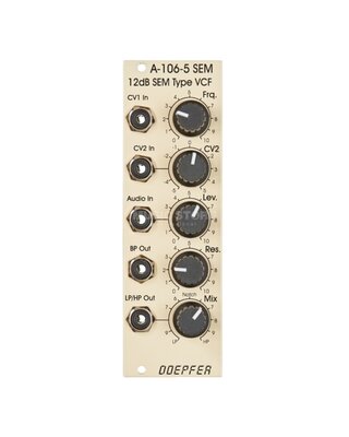 Doepfer A-106-5 12dB SEM Filter Special Edition creme
