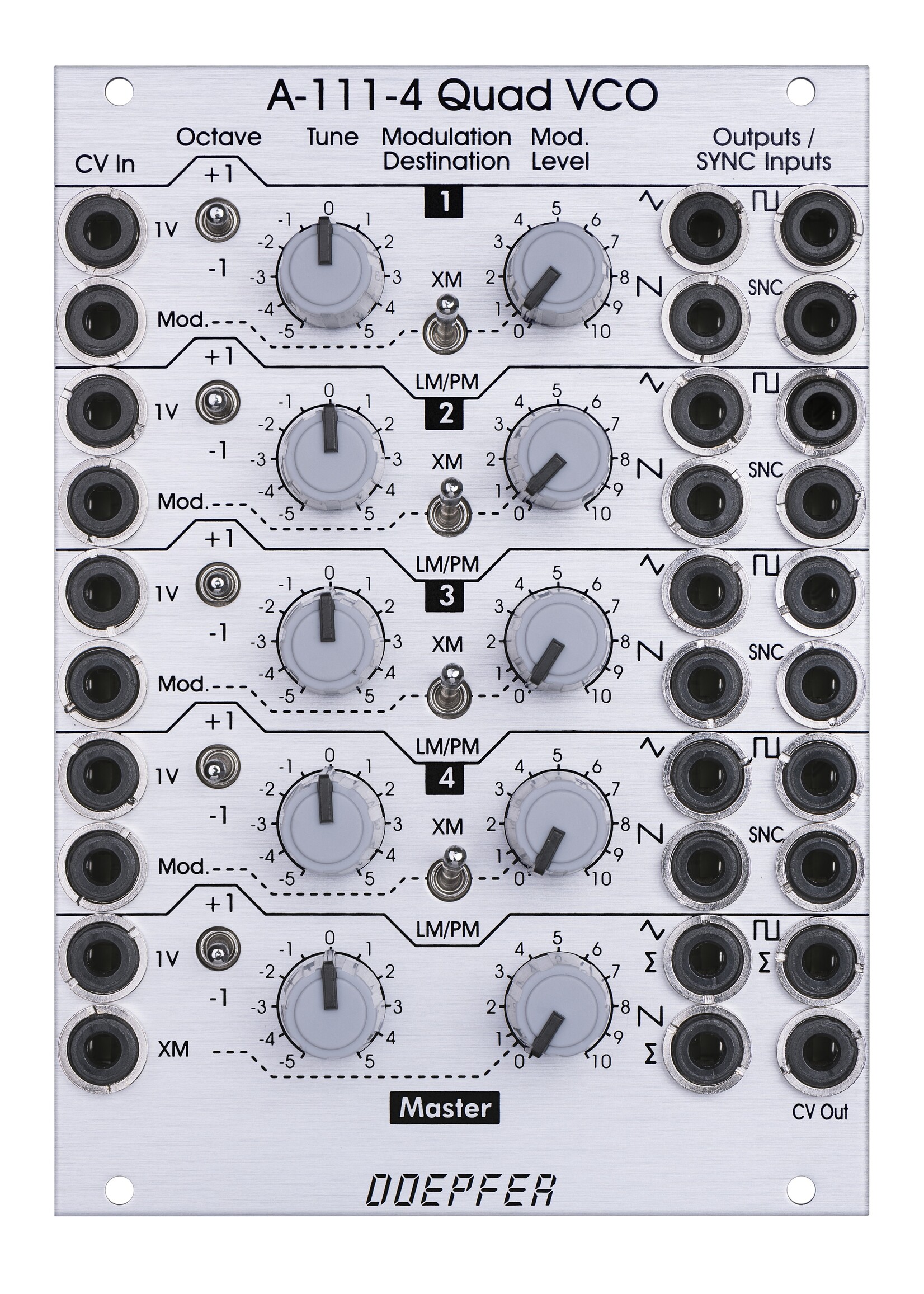 Doepfer A-111-4 Quad Precision VCO