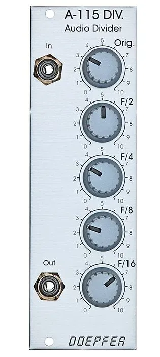 Doepfer A-115 DIV オーディオディバイダー Doepfer A-115 Audio Divider | ユーロラック・モジュラーシンセ