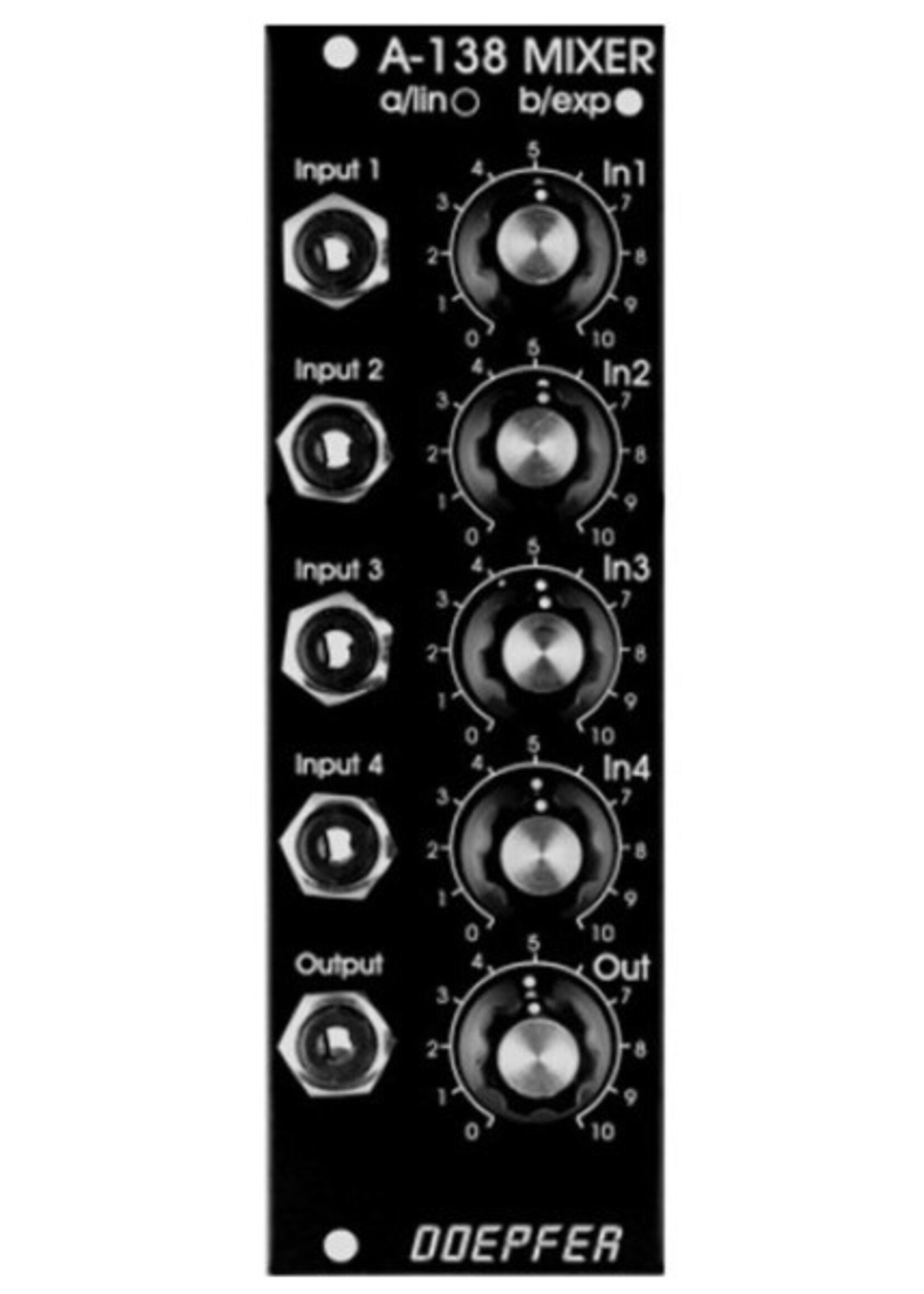 Doepfer A-138bV Mixer logarithm. Vintage Edition