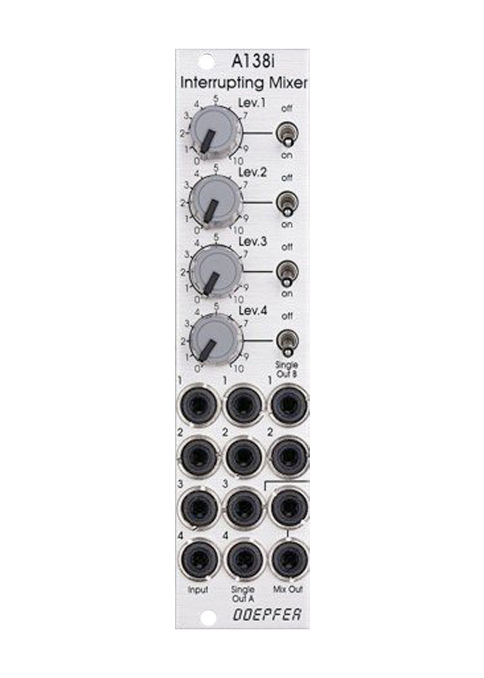 Doepfer A-138i Interrupting Mixer (Slim Line Series)