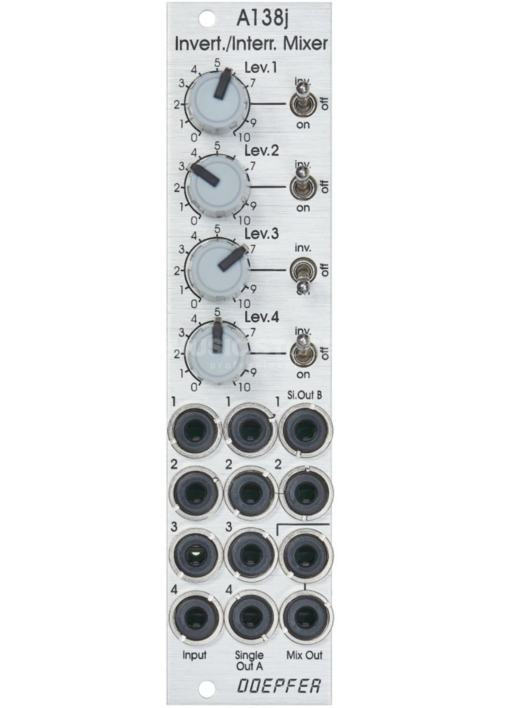 Doepfer A-138j Inverting/Interrupting Mixer (Janus Mixer)