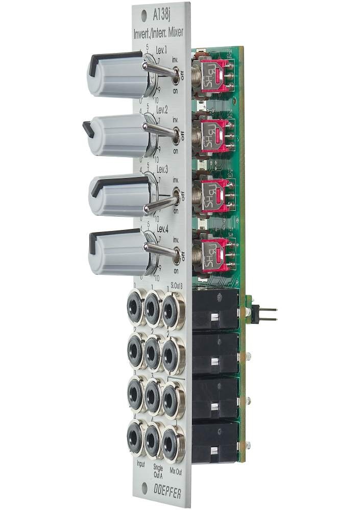 鍵盤楽器 Doepfer - A-138j Invert./Interr. Mixer A-138j Inverting/Interrupting Mixer - A-100 Eurorack Modular