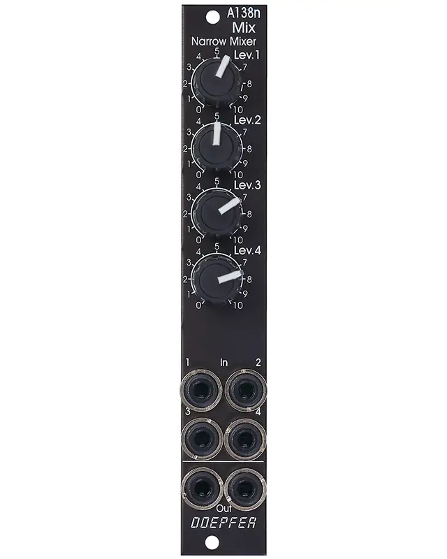 Doepfer A-138nV Narrow Mixer (Slim Line Series) Vintage Edition