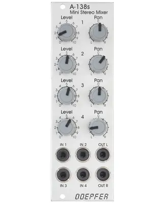 Doepfer A-138s Mini Stereo Mixer