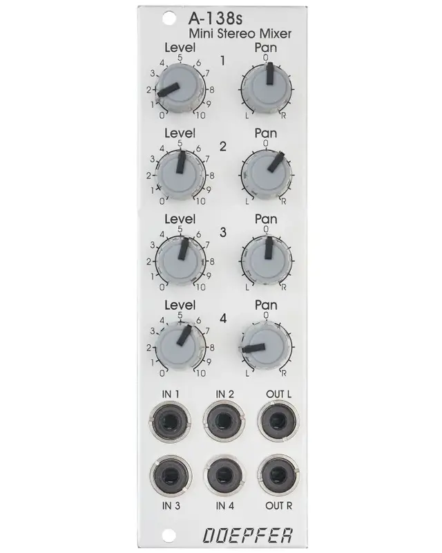Doepfer A-138s Mini Stereo Mixer