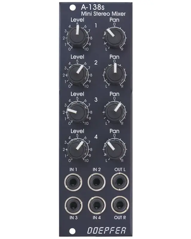 Doepfer  A-138sv Mini Stereo Mixer Vintage Edition