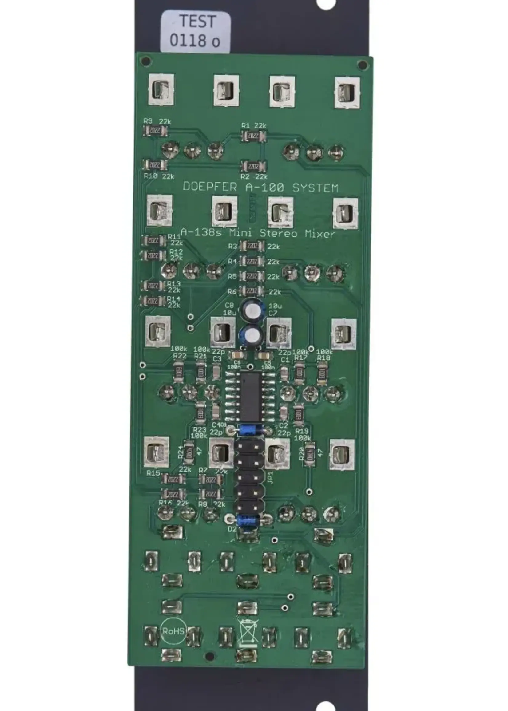 Doepfer A-138sv Mini Stereo Mixer Vintage Edition