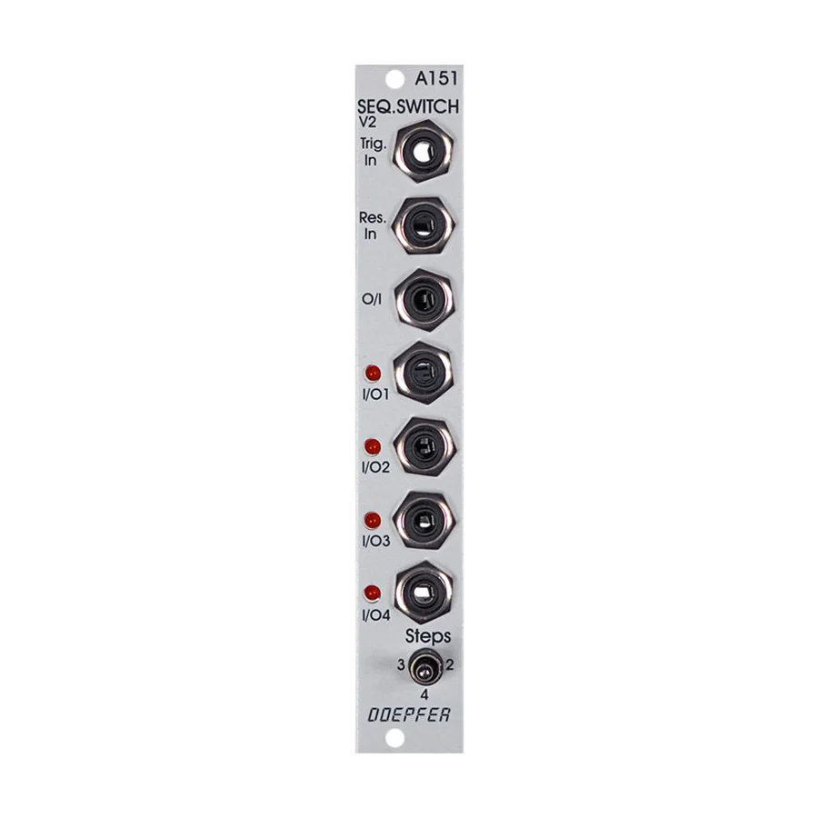 Doepfer A-151 Quad Sequential Switch