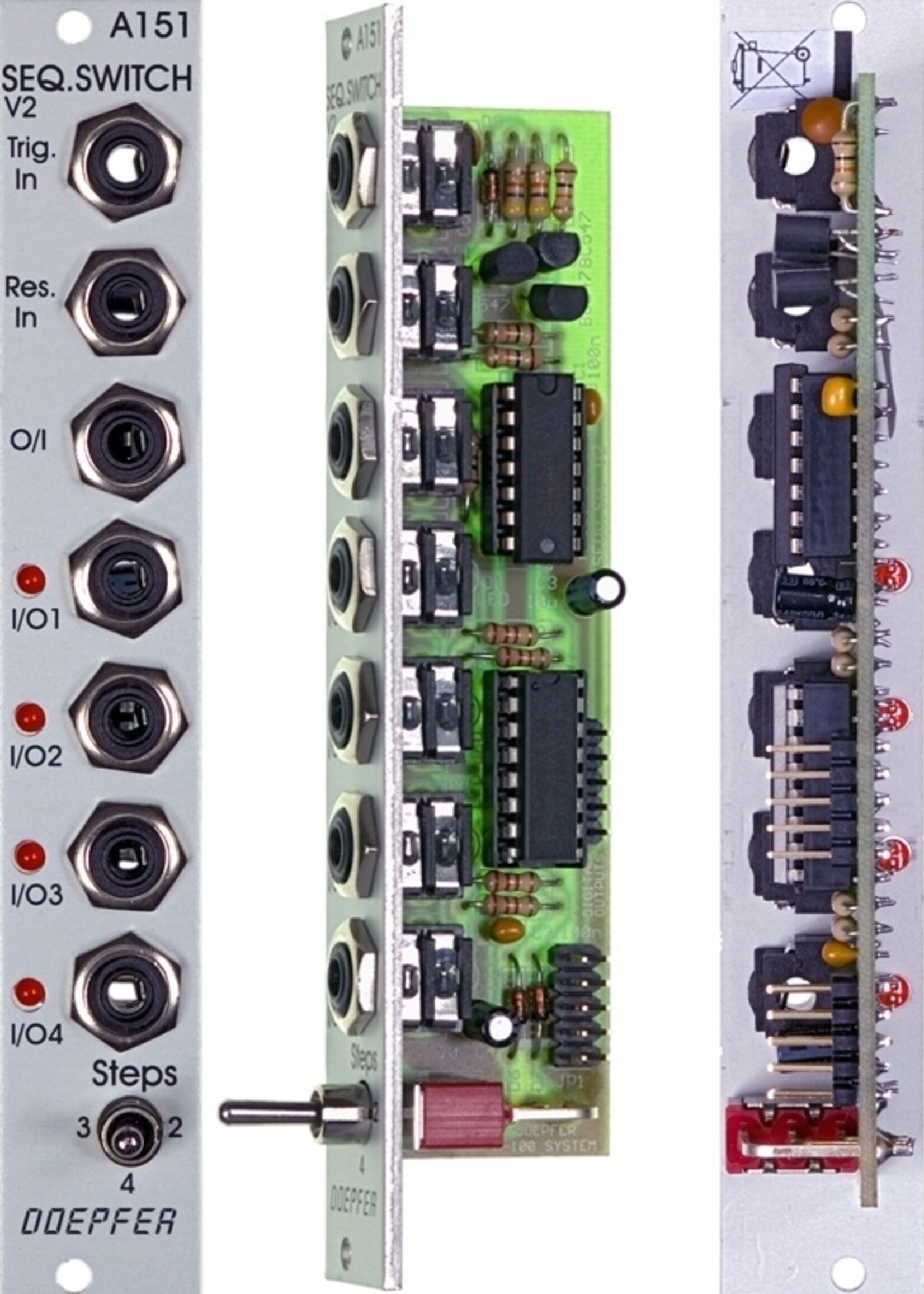 Doepfer A-151 Quad Sequential Switch