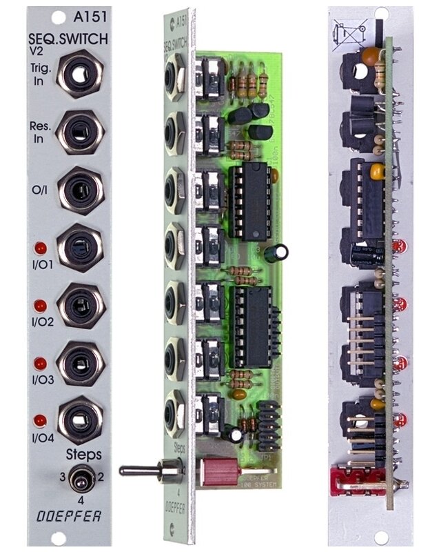 Doepfer A-151 Quad Sequential Switch