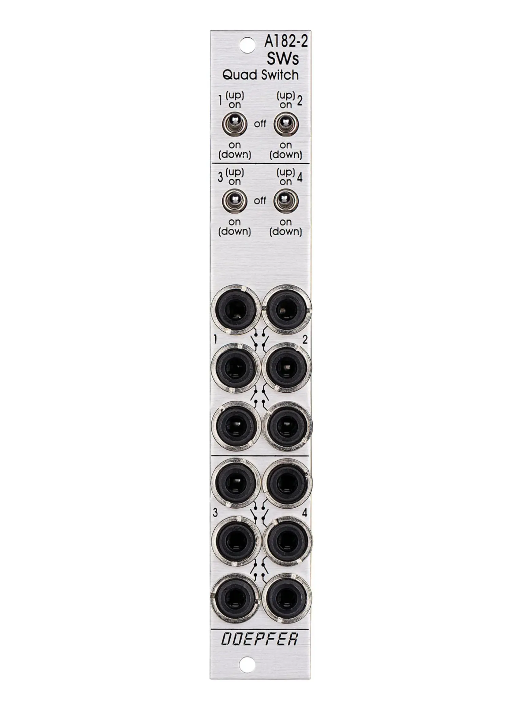 Doepfer A-182-2 Quad Switch Slim Line