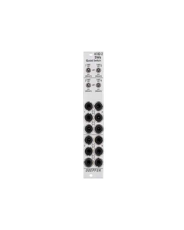 Doepfer A-182-2 Quad Switches モジュラーシンセ Doepfer | A-182-2 Quad Switches | 新品ユーロラック