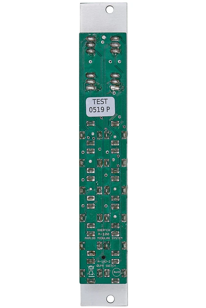 Doepfer A-182-2 Quad Switches モジュラーシンセ Doepfer A-182-2 Quad Switch Slim Line - Volt Music Store