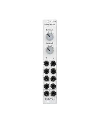 Doepfer A-182-4 Dual 4-1 Rotary Switches