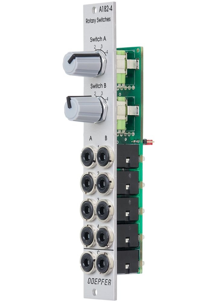 Doepfer A-182-4 Dual 4-1 Rotary Switches