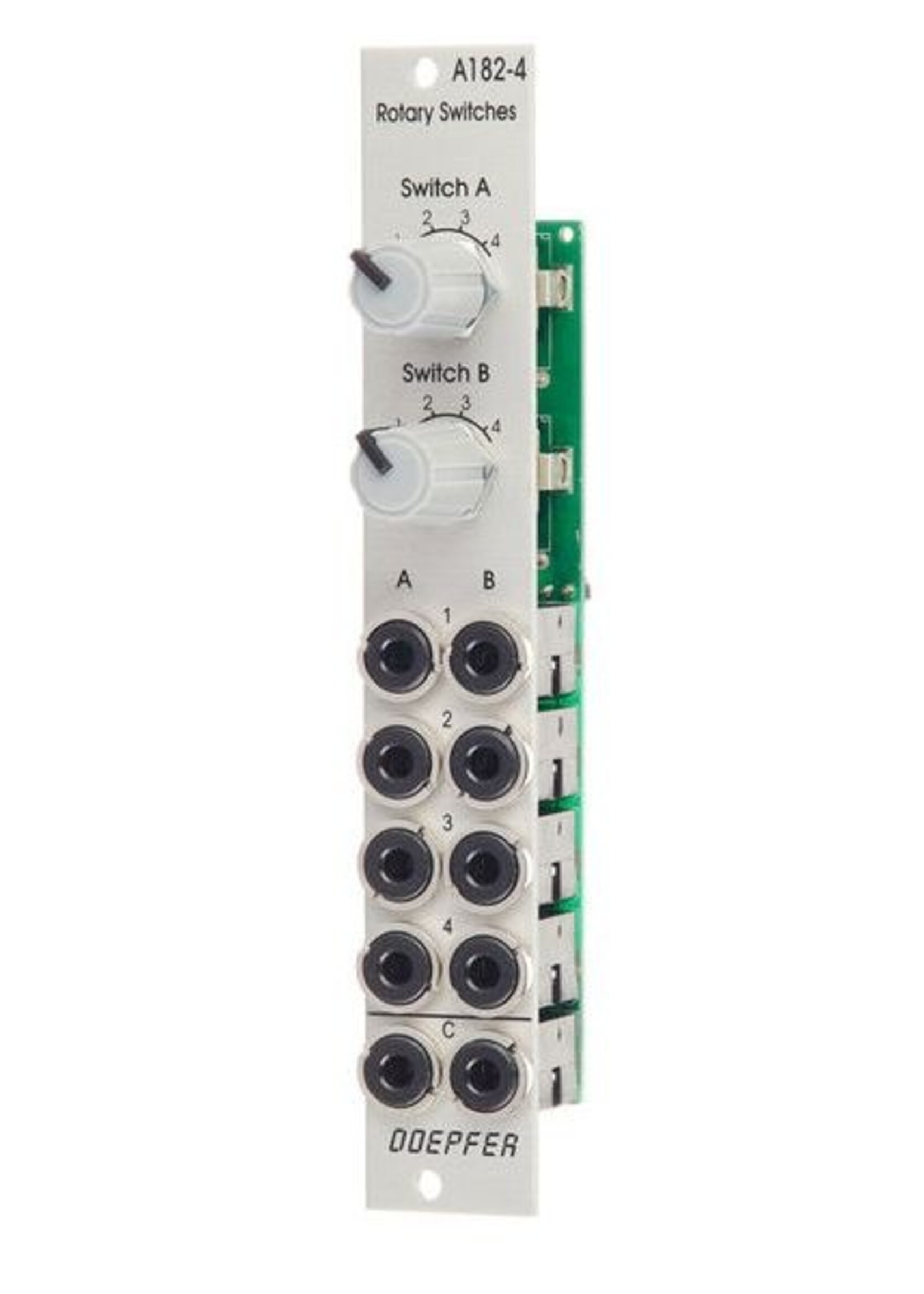 Doepfer A-182-4 Dual 4-1 Rotary Switches