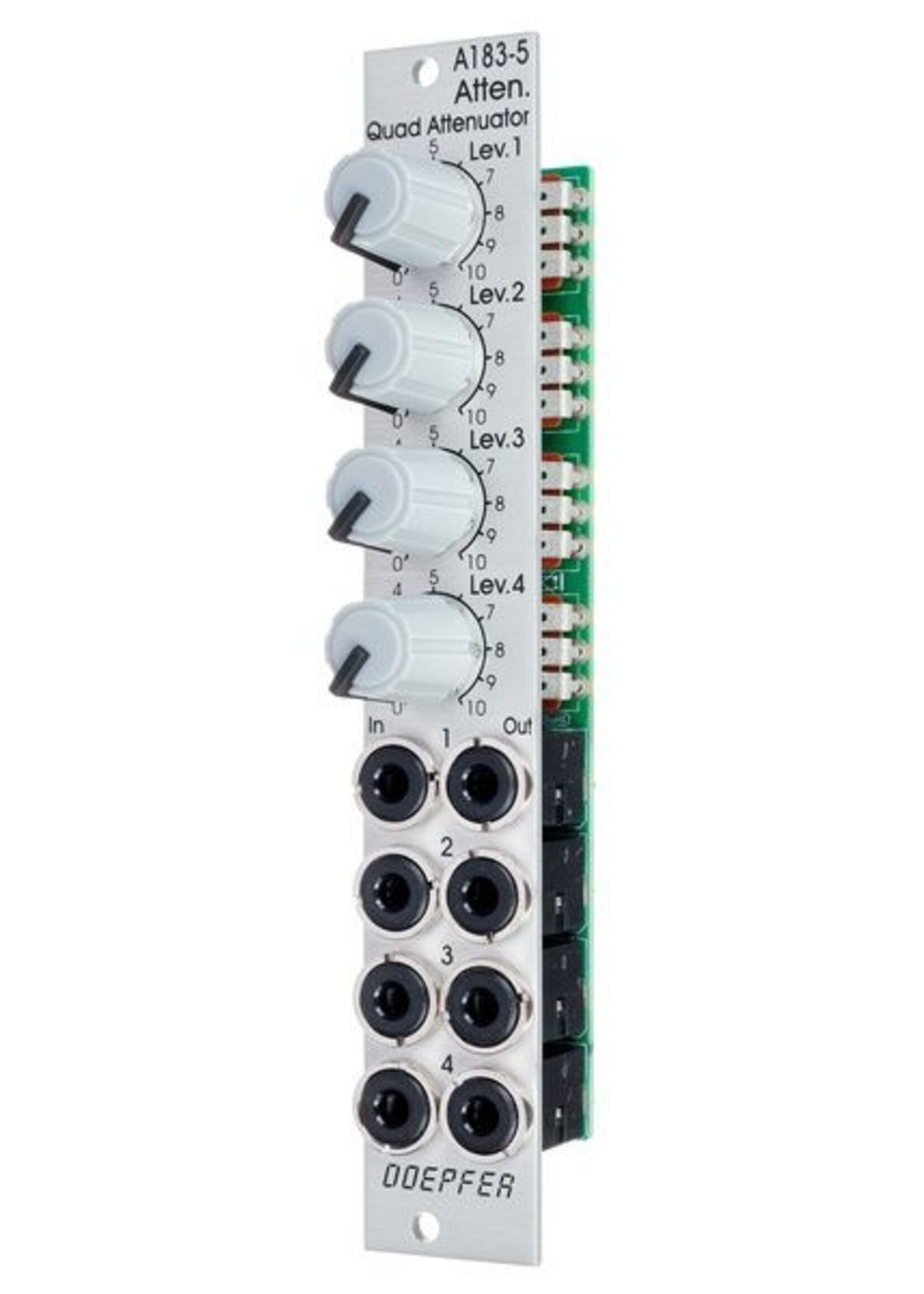 Doepfer A-183-5 Quad Attenuator