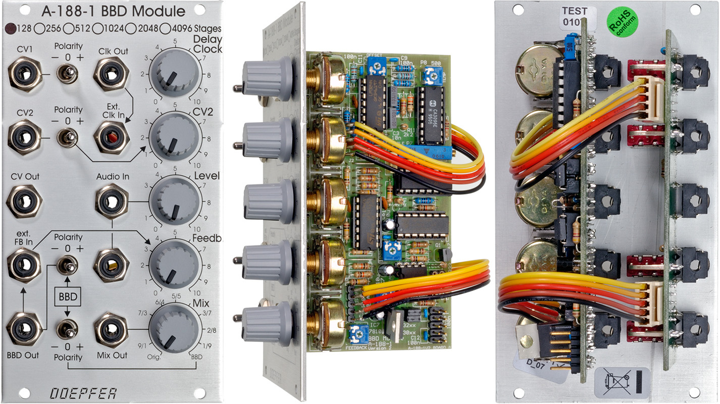 【生産完了・レア】Doepfer A-188-2 Tapped BBD A-188-2 Tapped BBD - A-100 Eurorack Modular Synthesizer