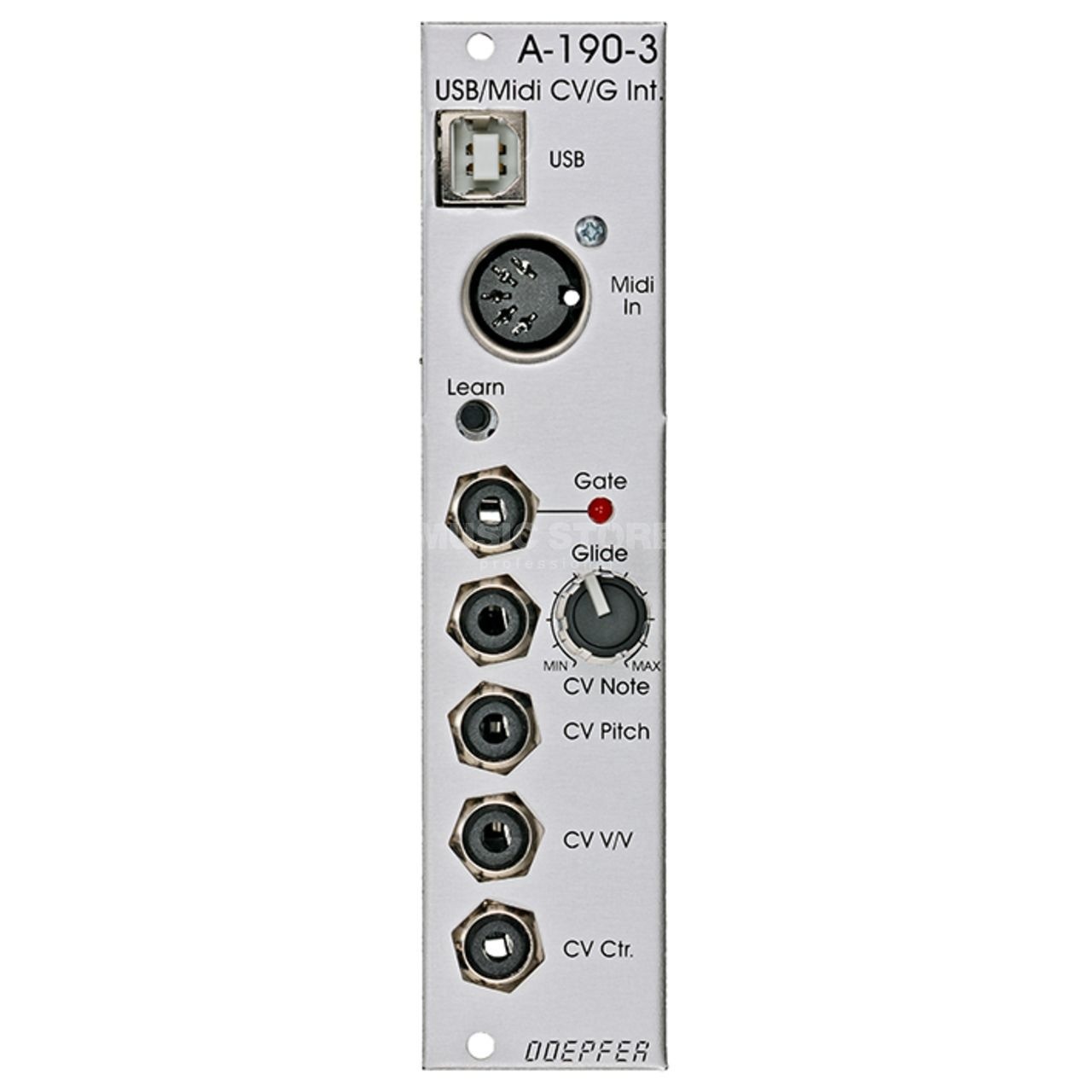 Doepfer A-190-5 MIDI/CV・GATEインターフェイス Doepfer A-190-5 Poly. MIDI/USB-to-CV/Gate - Volt Music Store