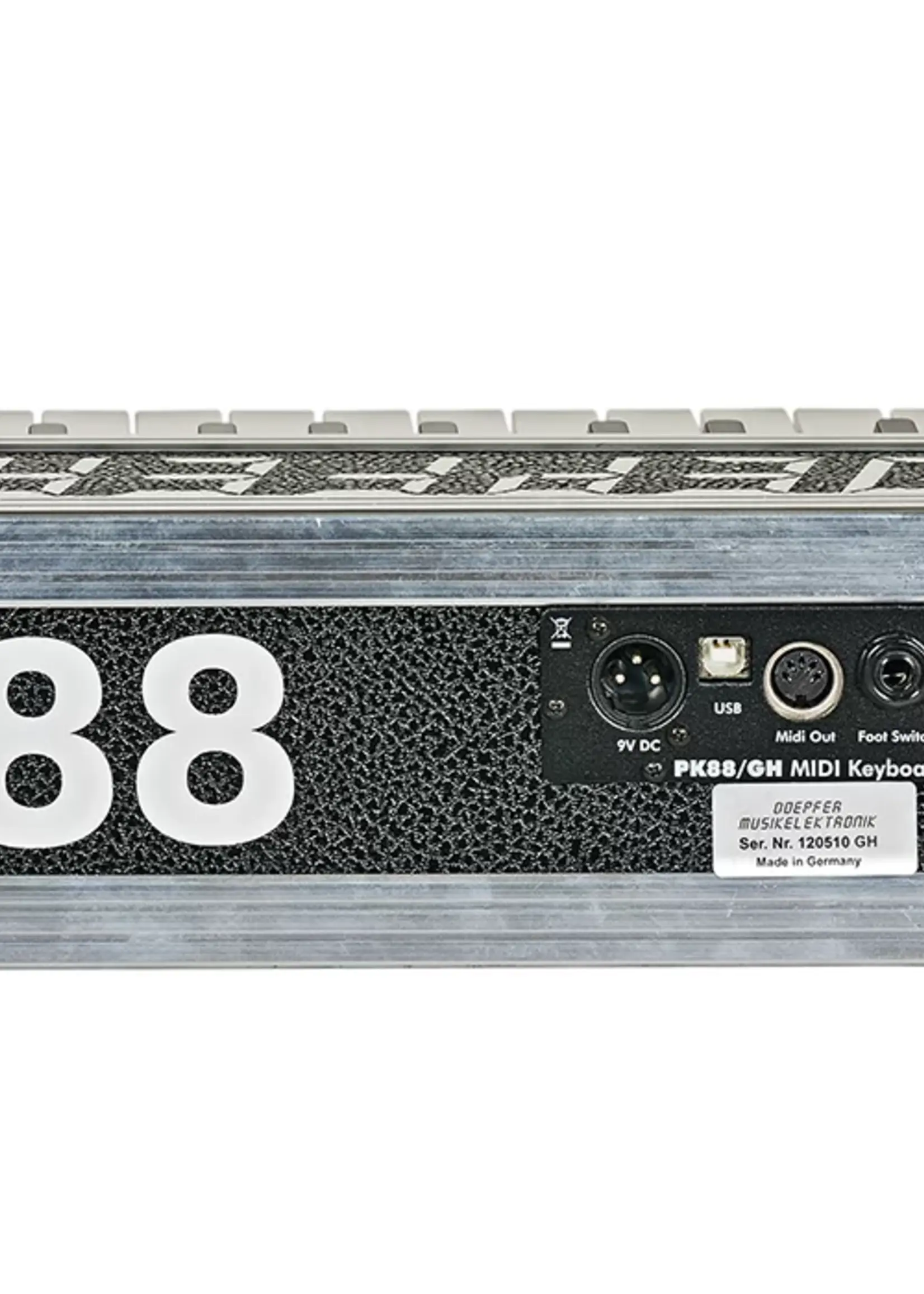 Doepfer PK88 88T/GH MIDI-Keyboard V1.2 o.NT/no PS black