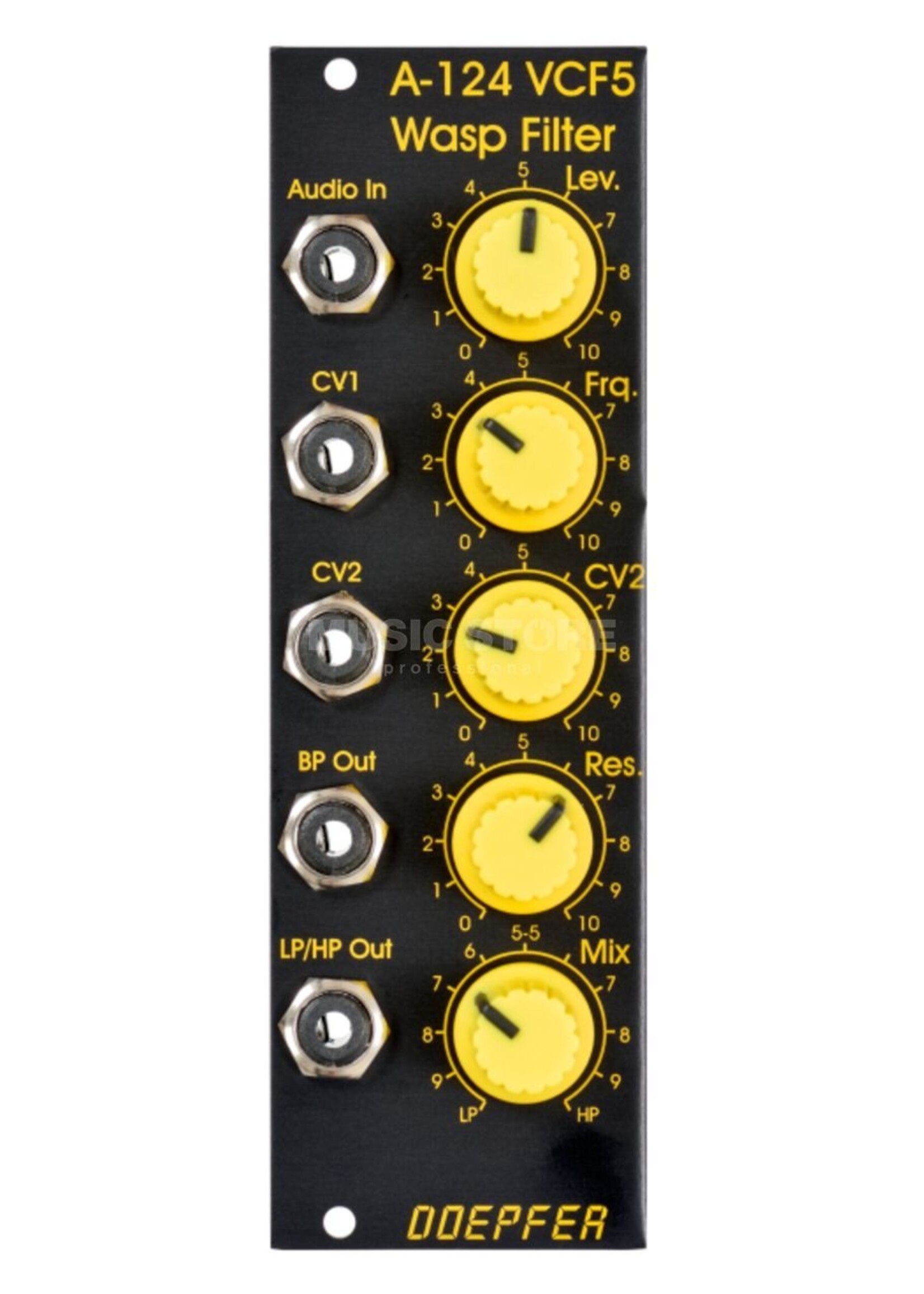 Doepfer A-124 Wasp Filter SE black/yellow