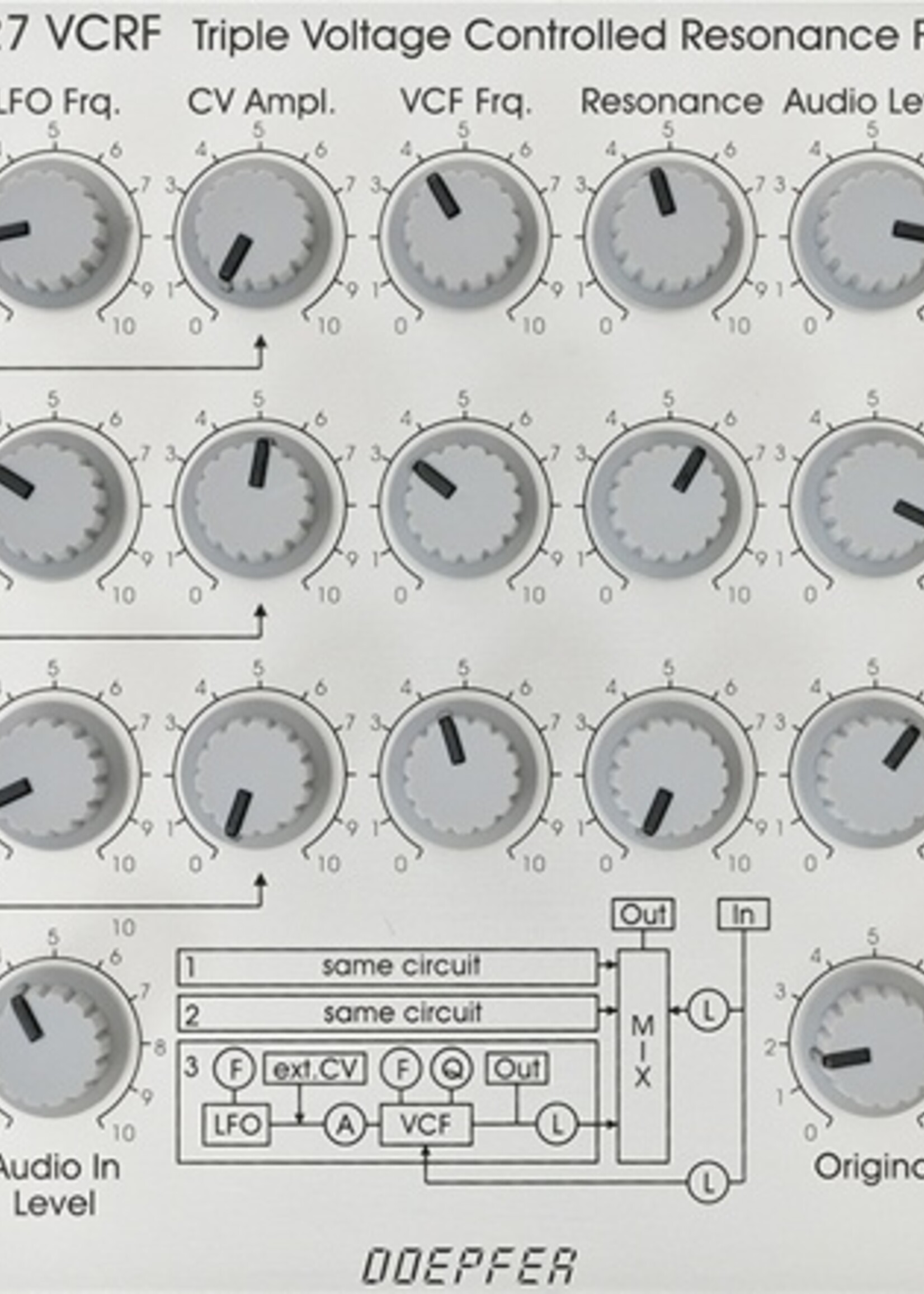 Doepfer A-127 VC Triple Resonance Filter