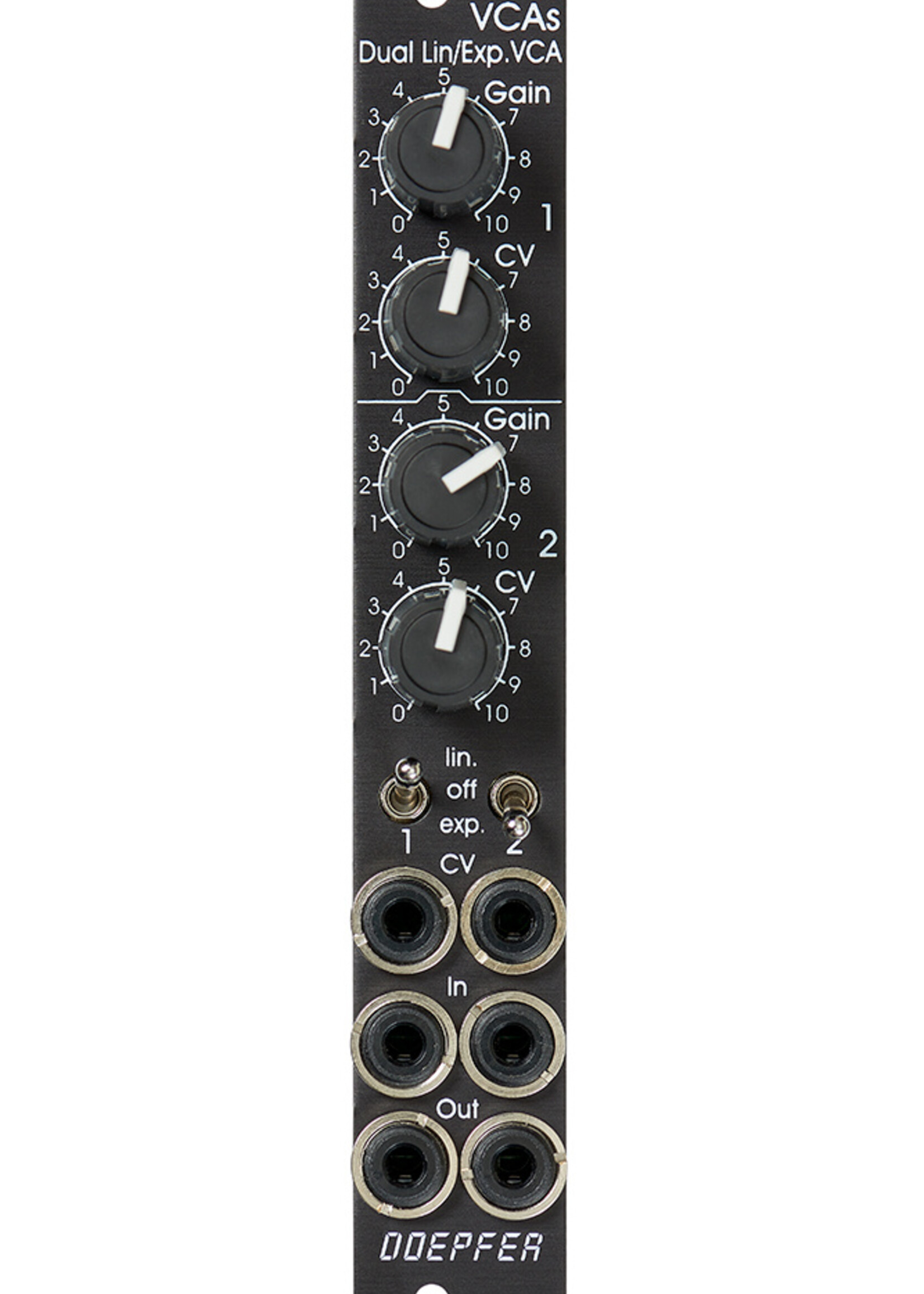 Doepfer A-130-2v Dual lin/log VCA Slim Line Vintage Edition
